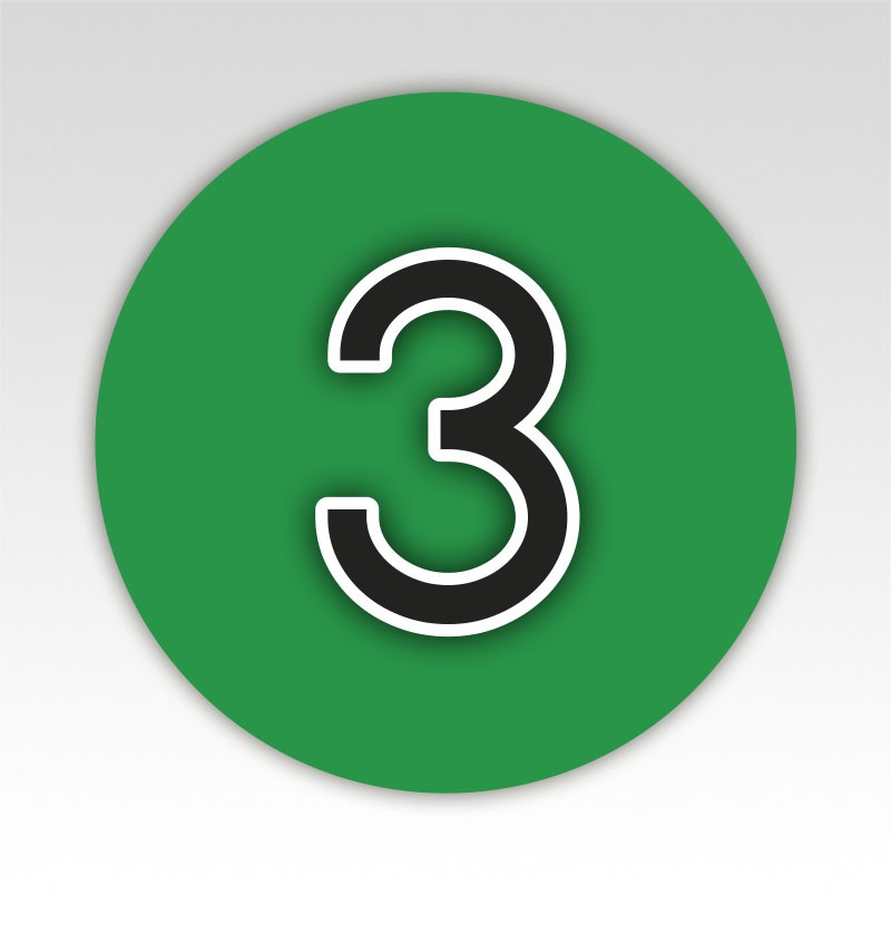 Ronde Cijfermatjes Leren Tellen