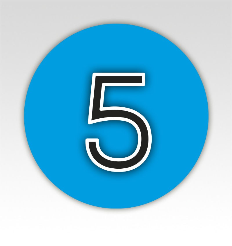 Ronde Cijfermatjes Leren Tellen