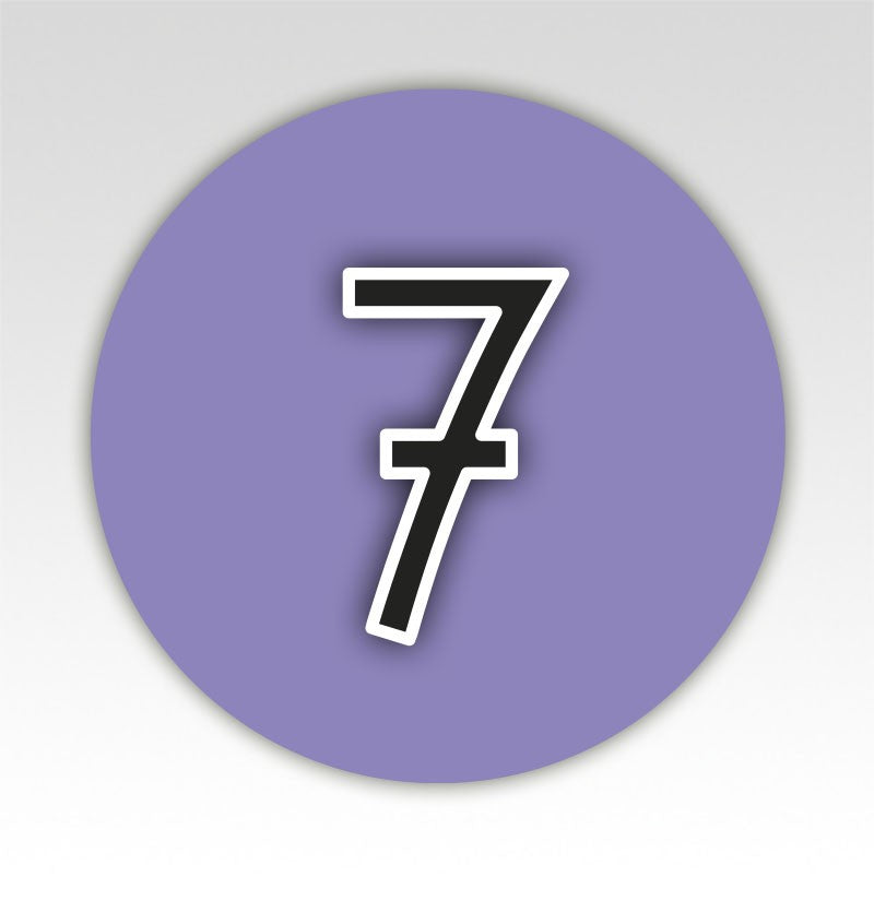 Ronde Cijfermatjes Leren Tellen