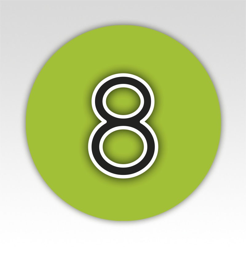 Ronde Cijfermatjes Leren Tellen