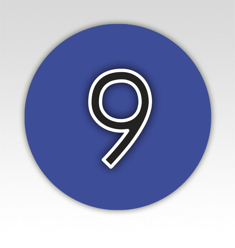 Ronde Cijfermatjes Leren Tellen