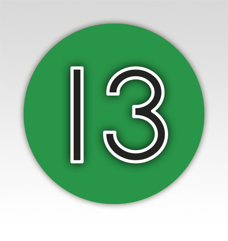 Ronde Cijfermatjes Leren Tellen