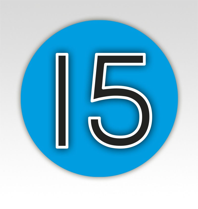 Ronde Cijfermatjes Leren Tellen