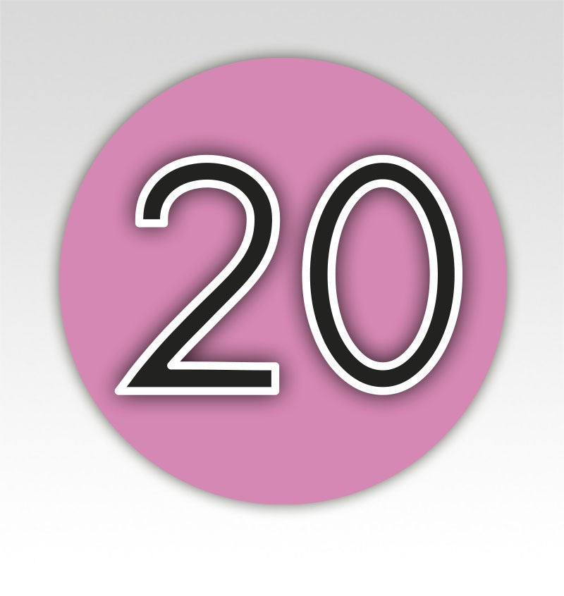 Ronde Cijfermatjes Leren Tellen