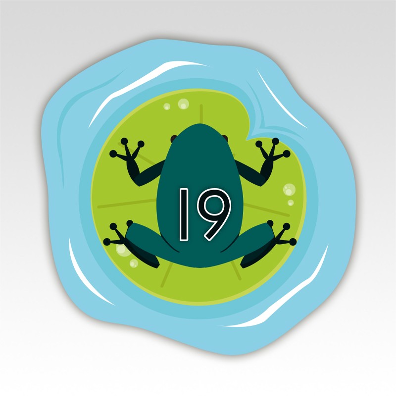 Kikkers Cijfermatjes Leren Tellen