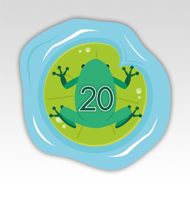 Kikkers Cijfermatjes Leren Tellen