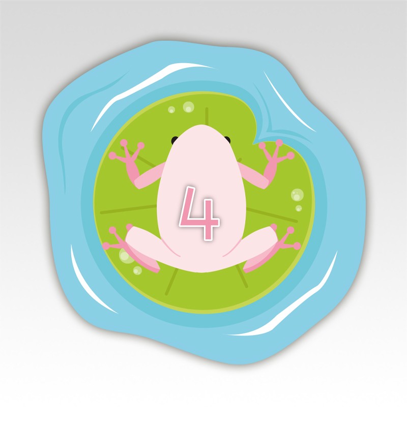 Kikkers Cijfermatjes Leren Tellen