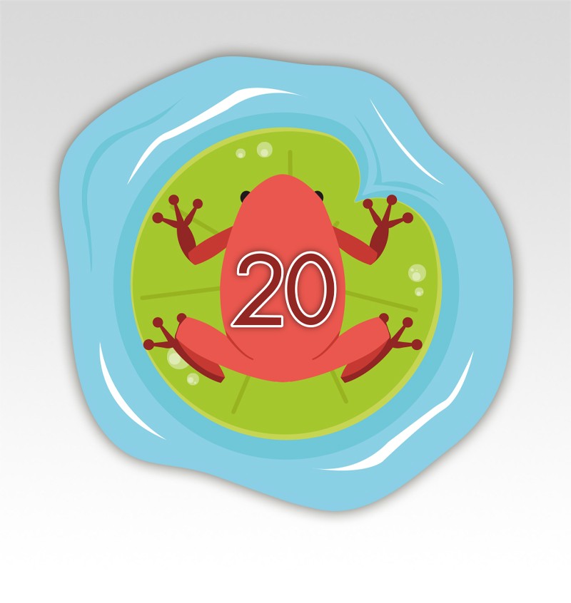 Kikkers Cijfermatjes Leren Tellen