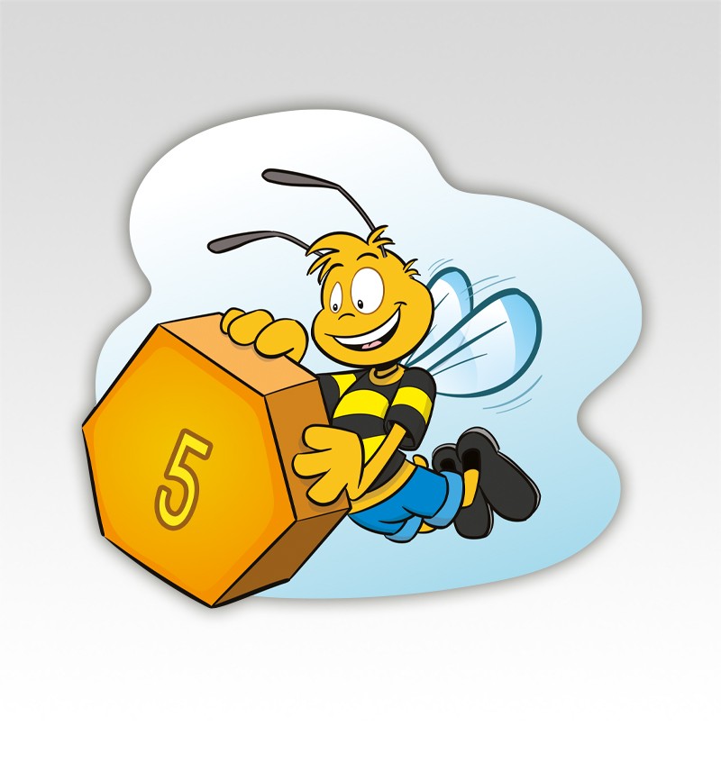 Bijen Cijfermatjes Leren Tellen