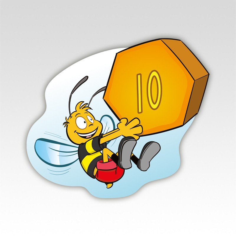 Bijen Cijfermatjes Leren Tellen