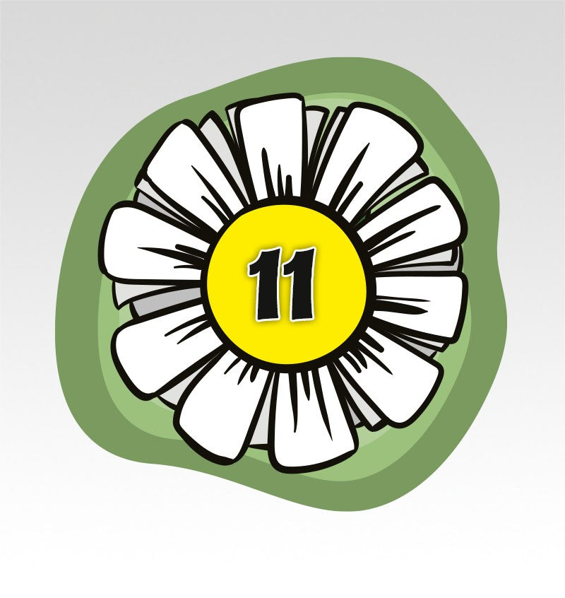 Bloemen Cijfermatjes Leren Tellen