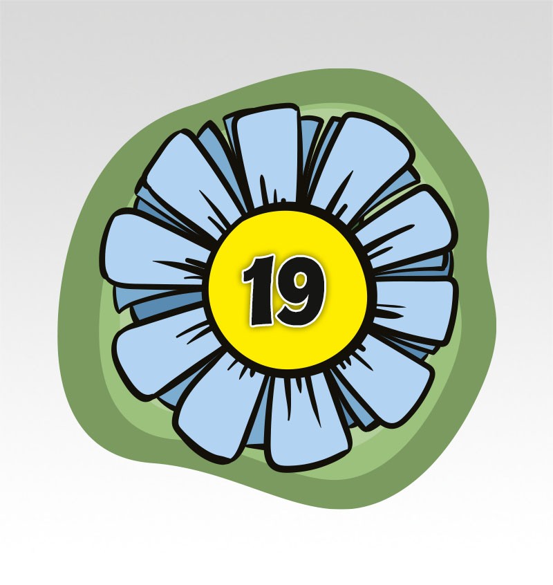 Bloemen Cijfermatjes Leren Tellen