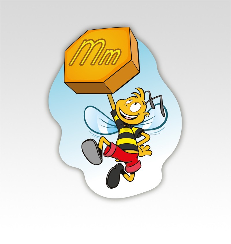 Bijen Lettermatjes Alfabet