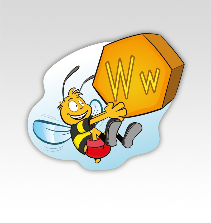 Bijen Lettermatjes Alfabet