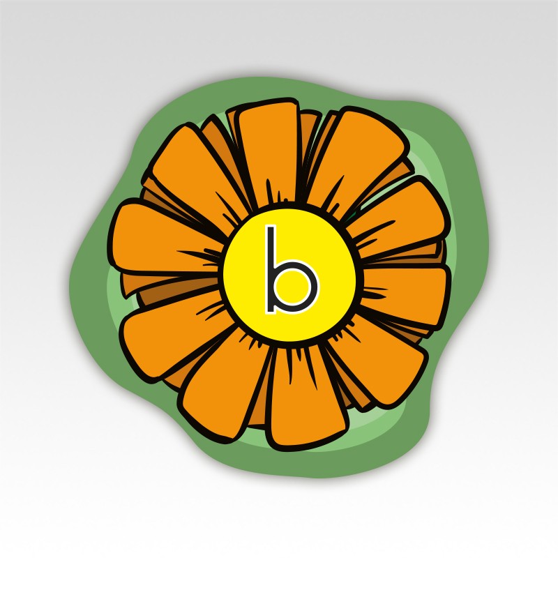 Bloemen Lettermatjes Alfabet