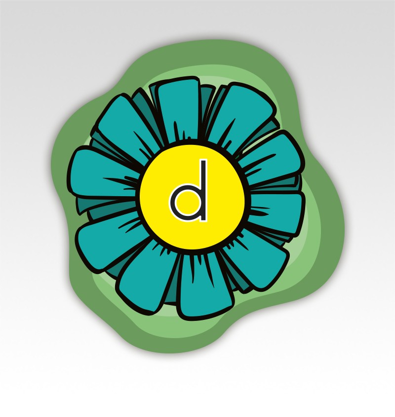 Bloemen Lettermatjes Alfabet