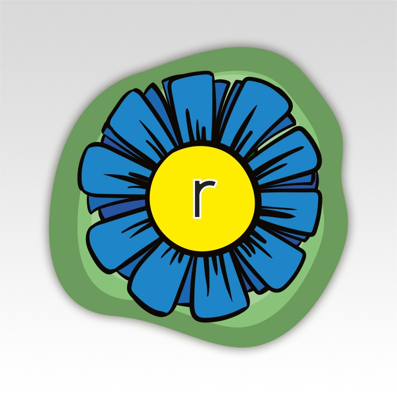 Bloemen Lettermatjes Alfabet