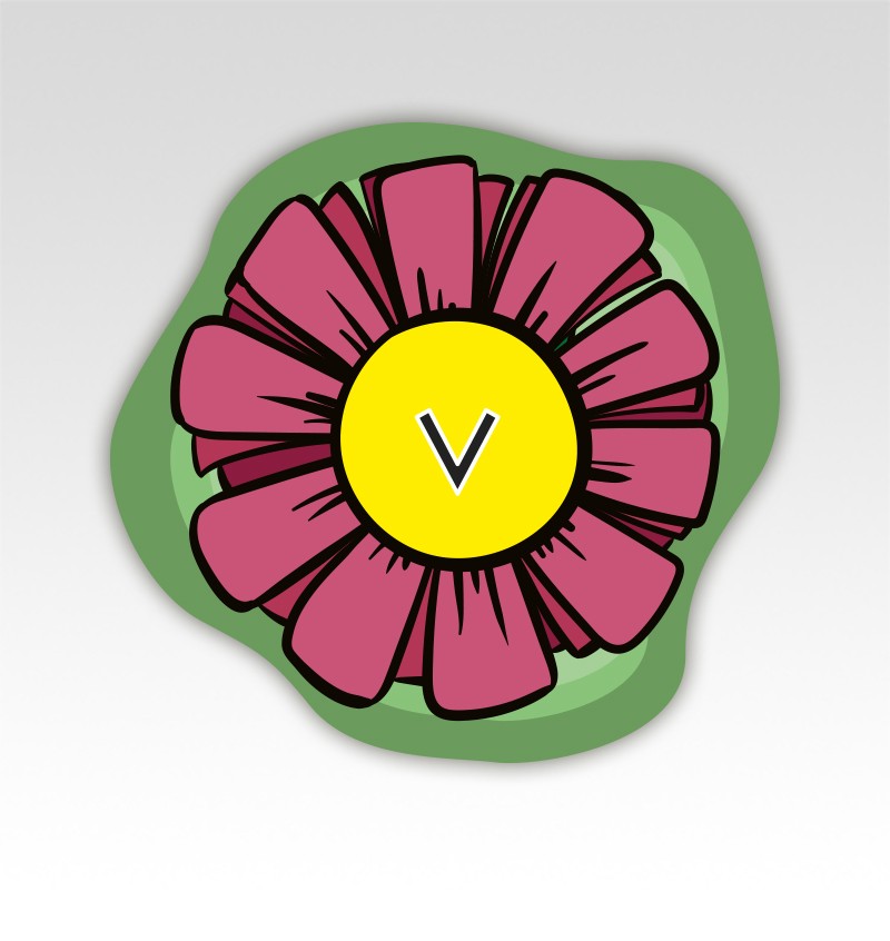 Bloemen Lettermatjes Alfabet