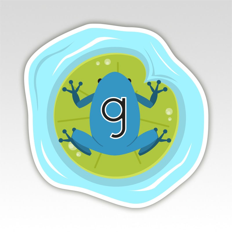 Kikkers Lettermatjes Alfabet