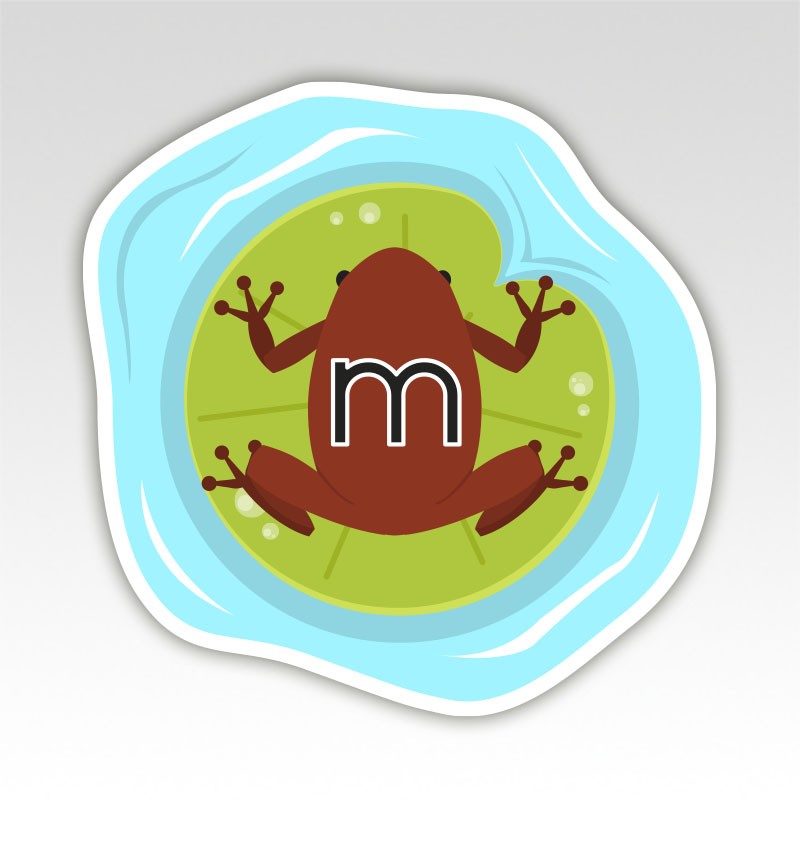 Kikkers Lettermatjes Alfabet