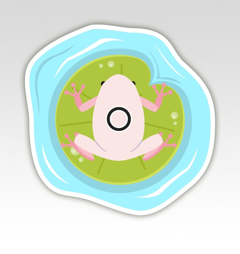 Kikkers Lettermatjes Alfabet