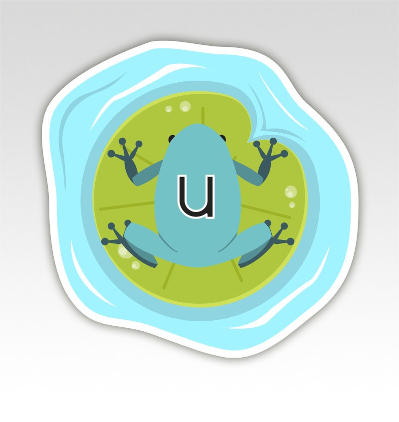 Kikkers Lettermatjes Alfabet