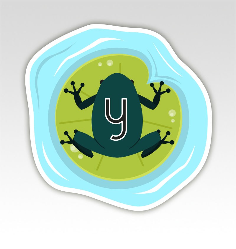 Kikkers Lettermatjes Alfabet