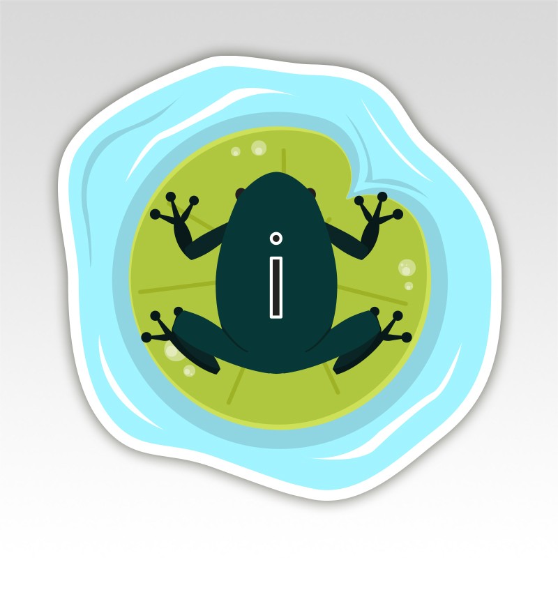 Kikkers Lettermatjes Alfabet