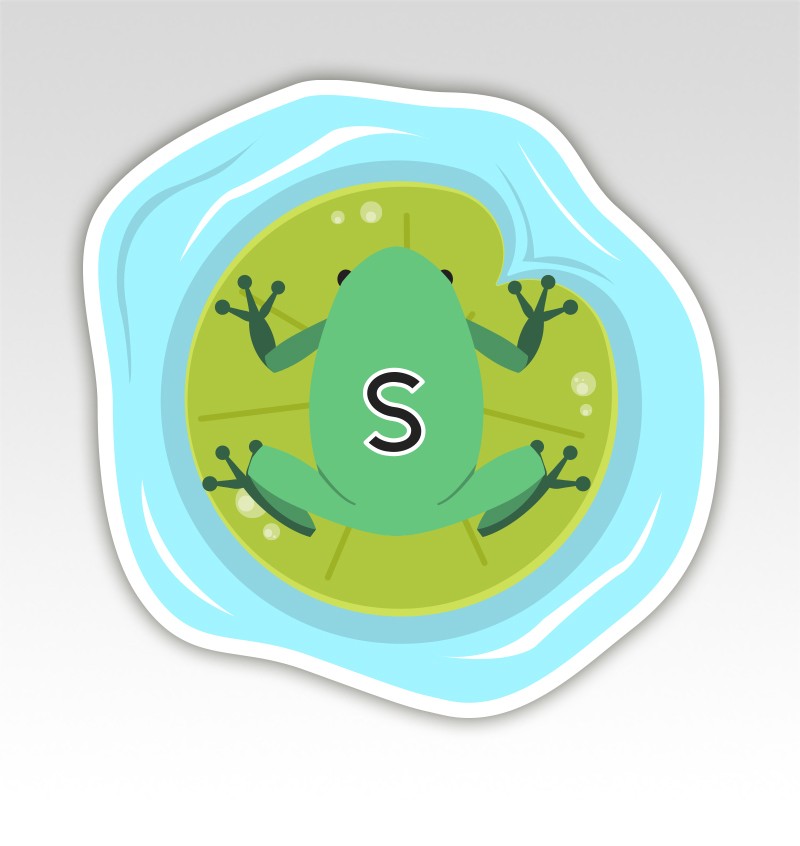 Kikkers Lettermatjes Alfabet