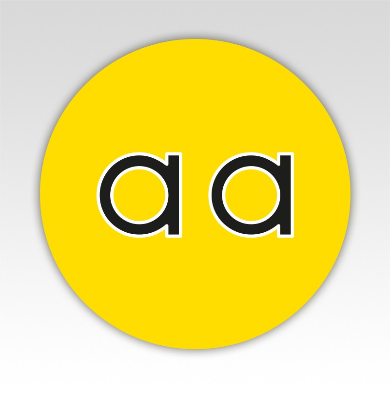 Ronde Lettermatjes Klanken