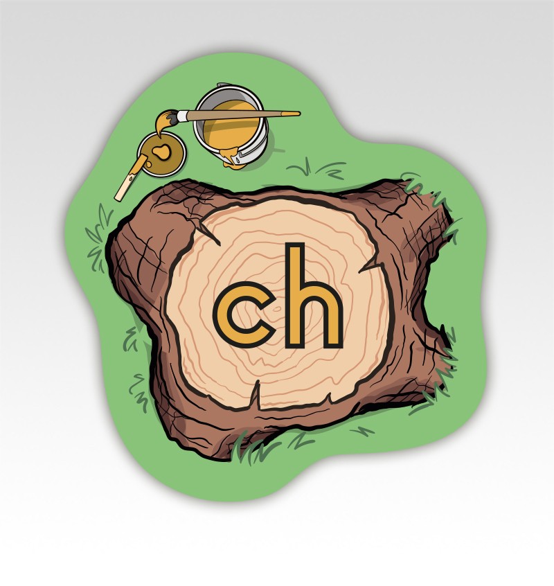 Boomstammen Lettermatjes Klanken