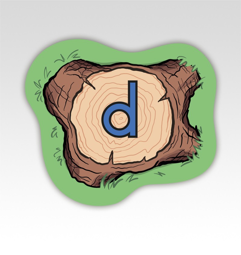 Boomstammen Lettermatjes Klanken