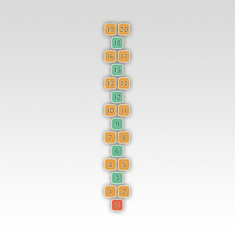 Hinkelbaan Cijfermatjes Leren Tellen