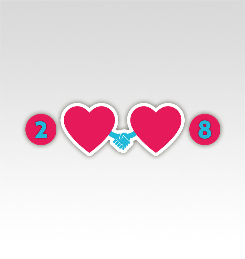 Verliefde Harten Rekenmatjes Splitsen