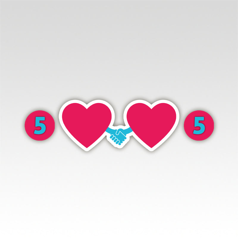 Verliefde Harten Rekenmatjes Splitsen