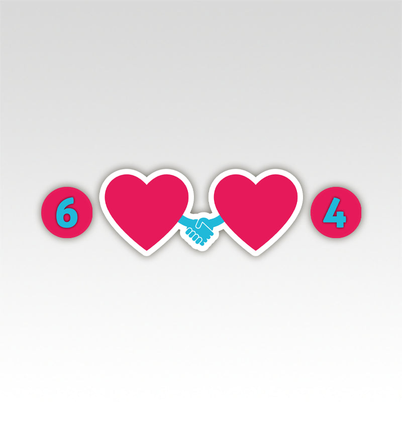 Verliefde Harten Rekenmatjes Splitsen