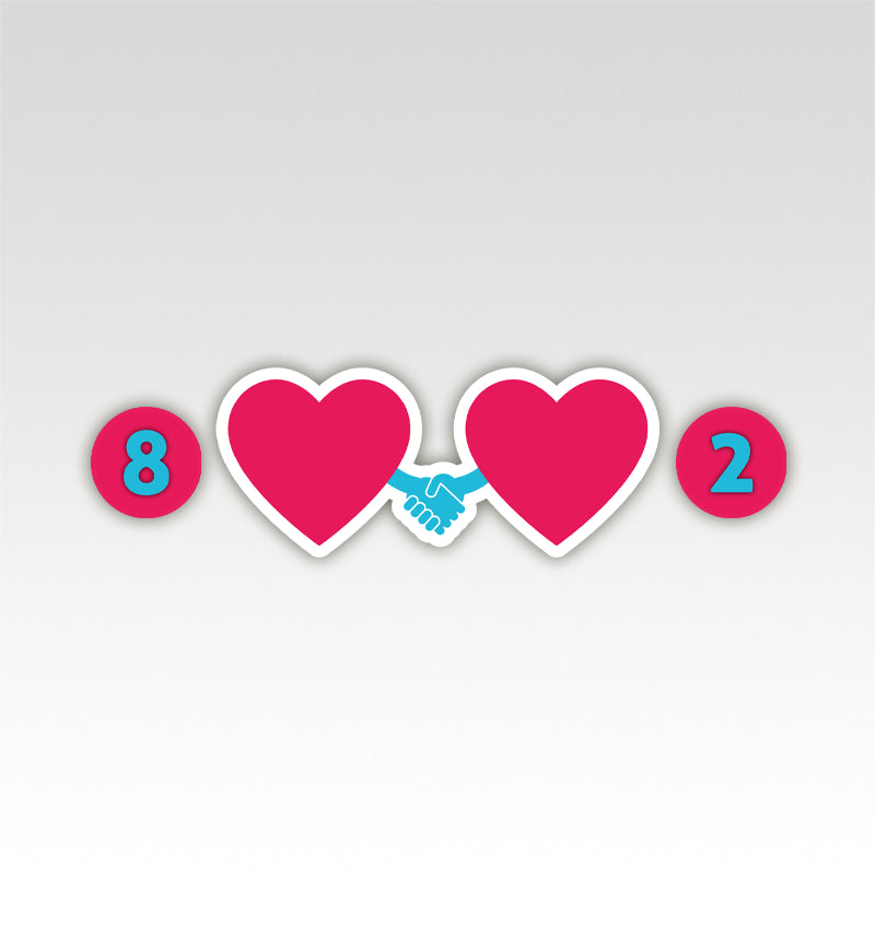 Verliefde Harten Rekenmatjes Splitsen