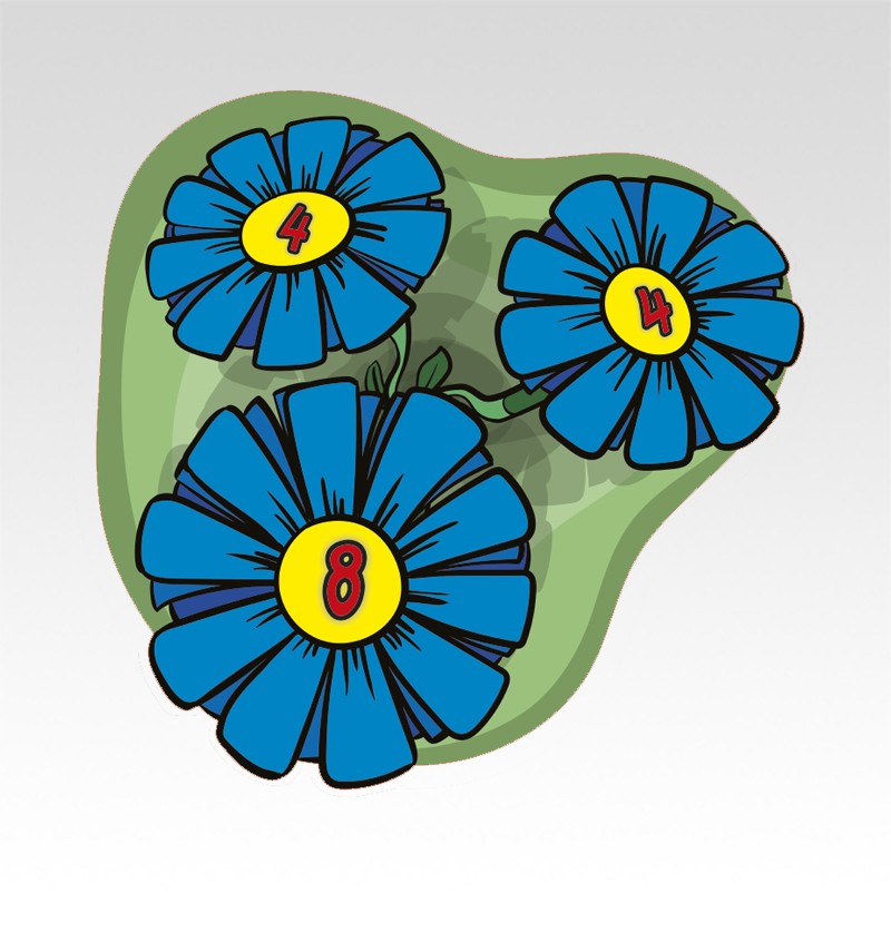 Bloemenvriendjes Rekenmatjes Splitsen