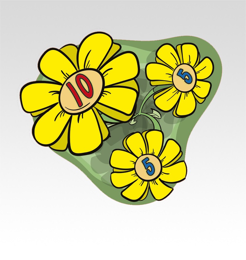 Bloemenvriendjes Rekenmatjes Splitsen