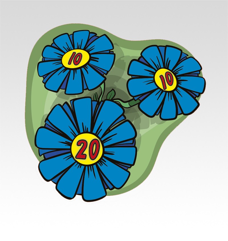 Bloemenvriendjes Rekenmatjes Splitsen