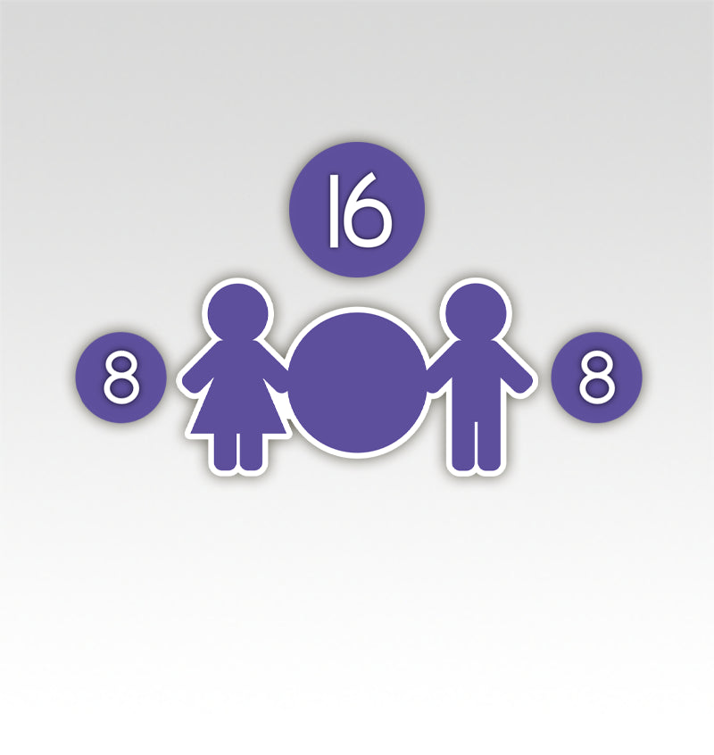 Tweelingen Rekenmatjes Splitsen