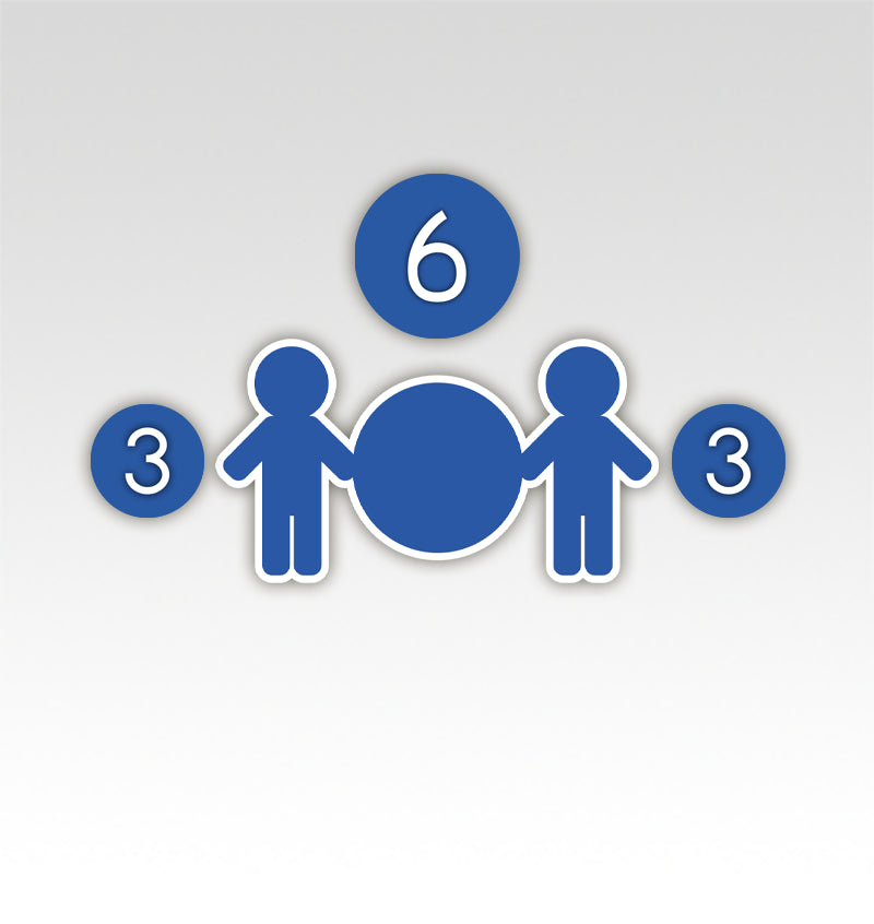 Tweelingen Rekenmatjes Splitsen