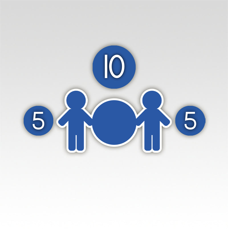 Tweelingen Rekenmatjes Splitsen