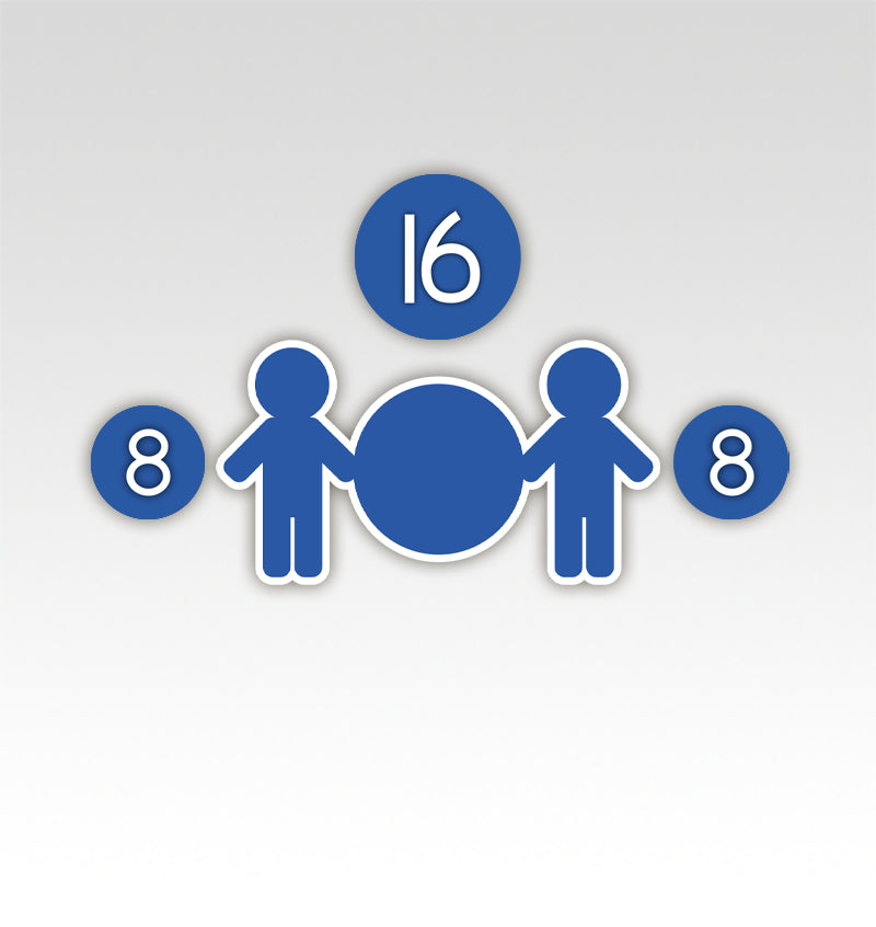 Tweelingen Rekenmatjes Splitsen