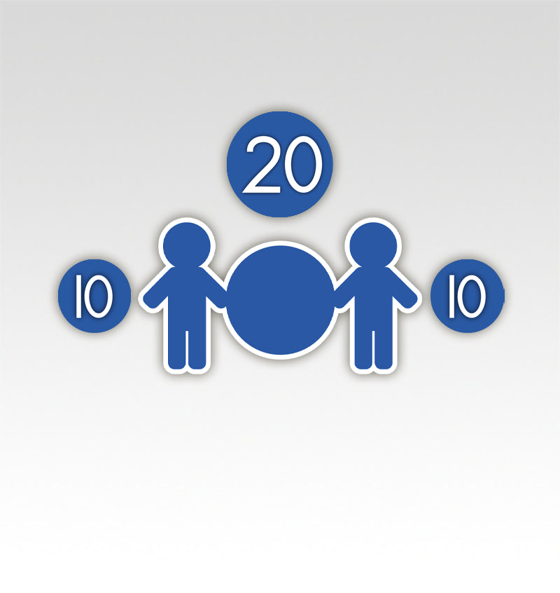 Tweelingen Rekenmatjes Splitsen