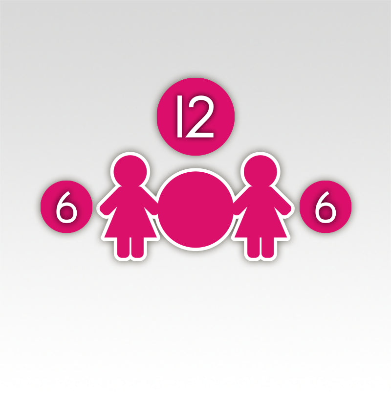 Tweelingen Rekenmatjes Splitsen