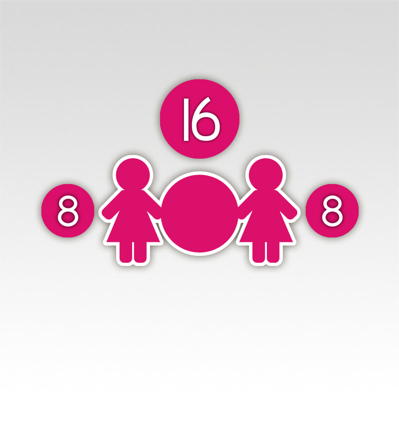 Tweelingen Rekenmatjes Splitsen