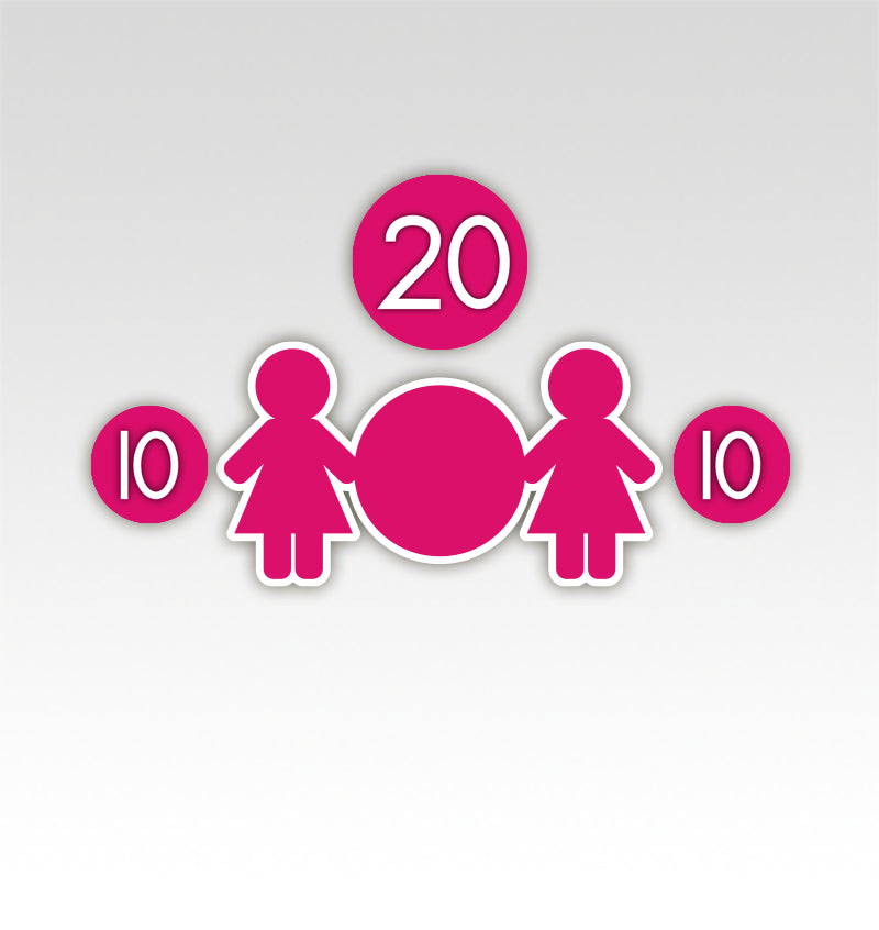 Tweelingen Rekenmatjes Splitsen