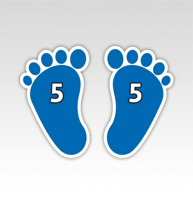 Handen en Voeten Parcours - Bewegend Leren met kleuren, vormen en getallen