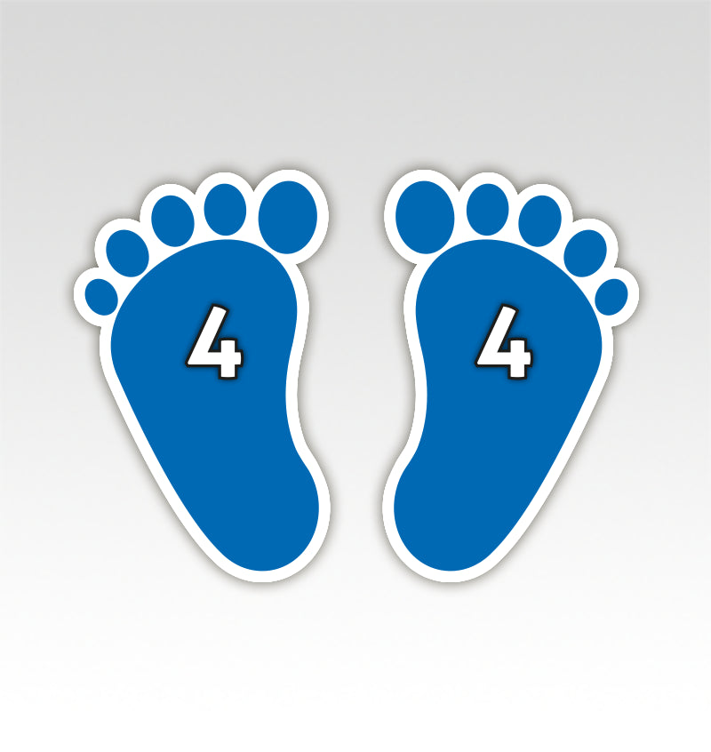 Handen en Voeten Parcours - Bewegend Leren met kleuren, vormen en getallen